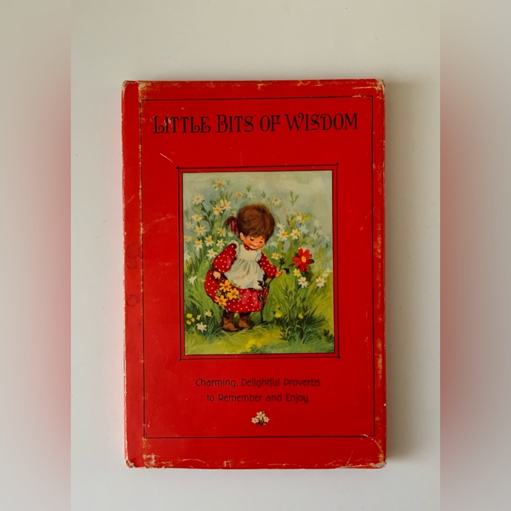 Vintage Hallmark Red Hardcover Book with Small Logo
